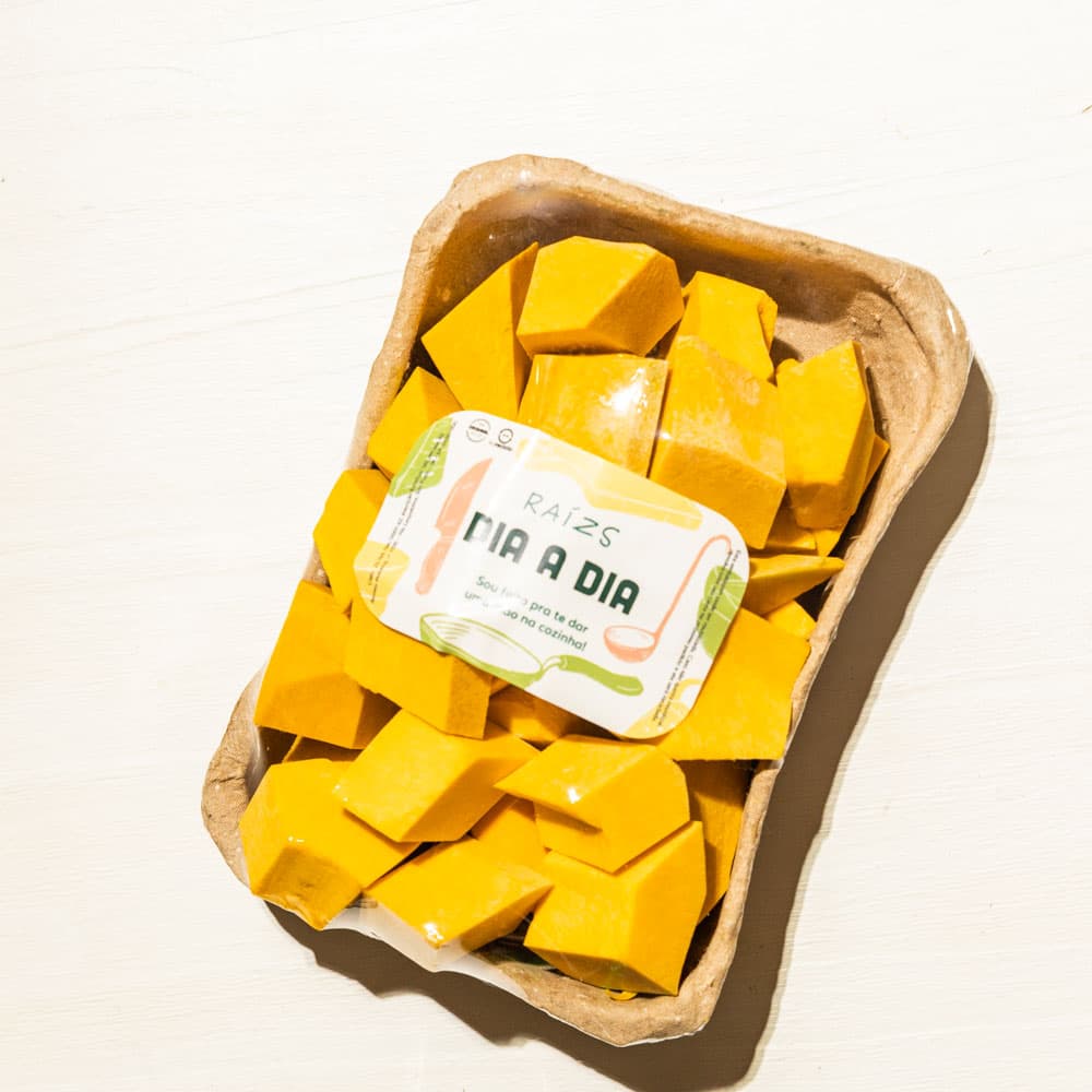 Abóbora Japonesa Picada 600g - Raízs