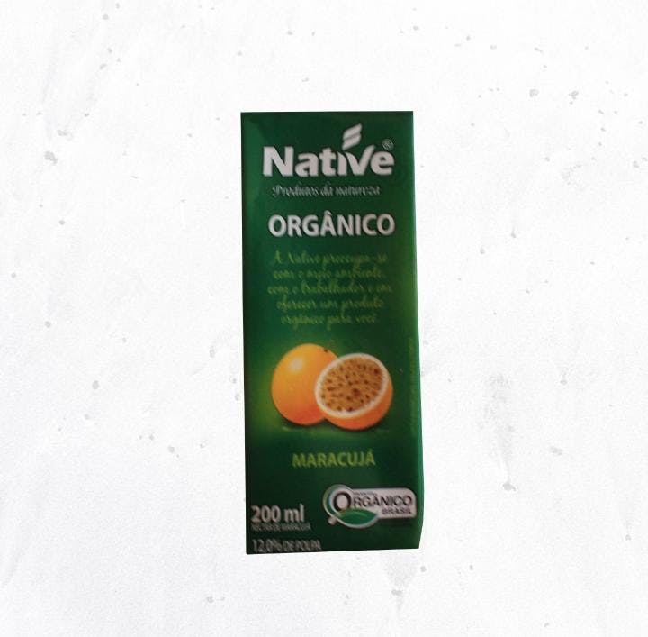 Suco Néctar de Maracujá Organico 200ml - Native