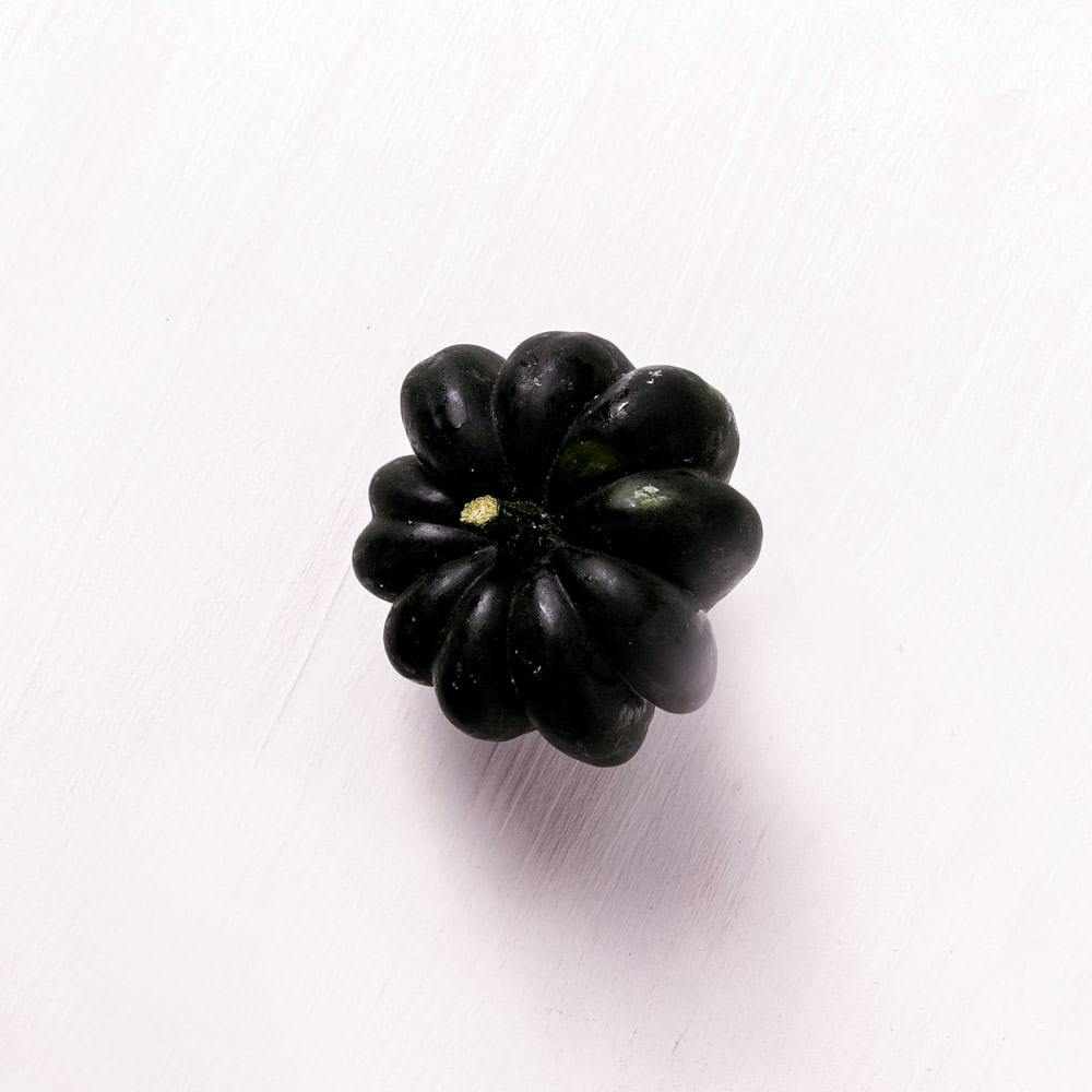 Mini Abobora Pérola Negra Orgânica Unidade - Raízs