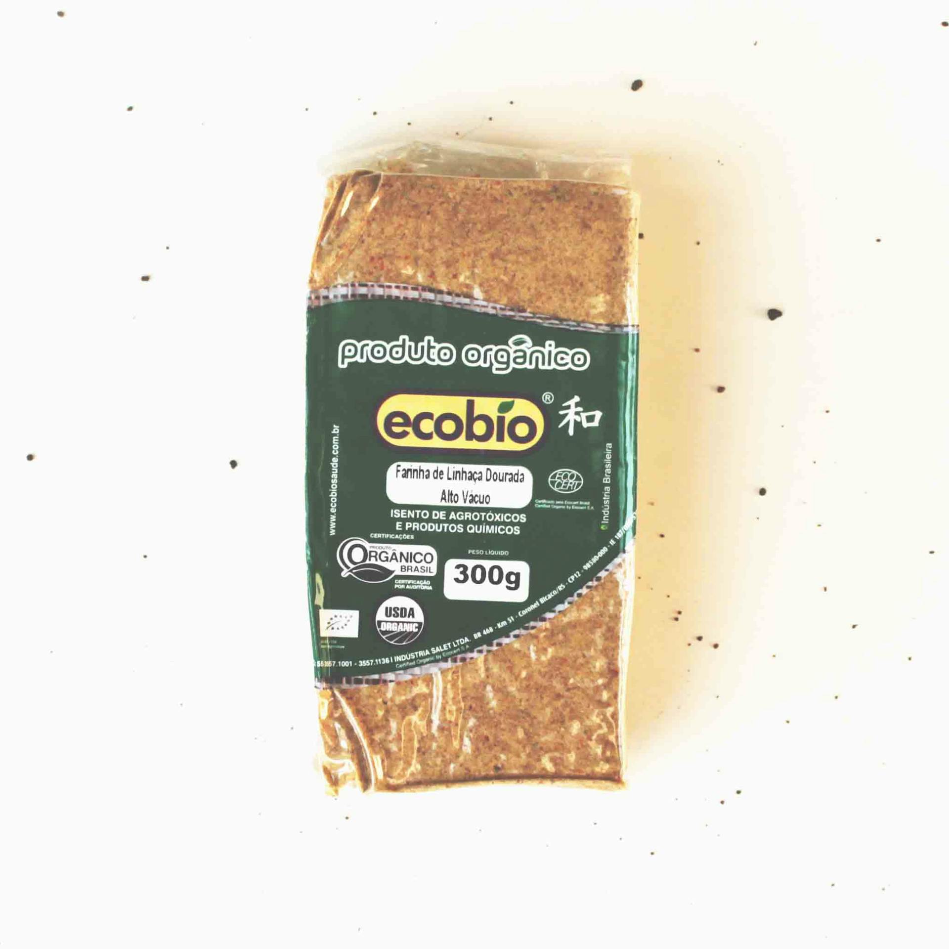 Farinha de Linhaça Dourada Orgânica 300g - Ecobio
