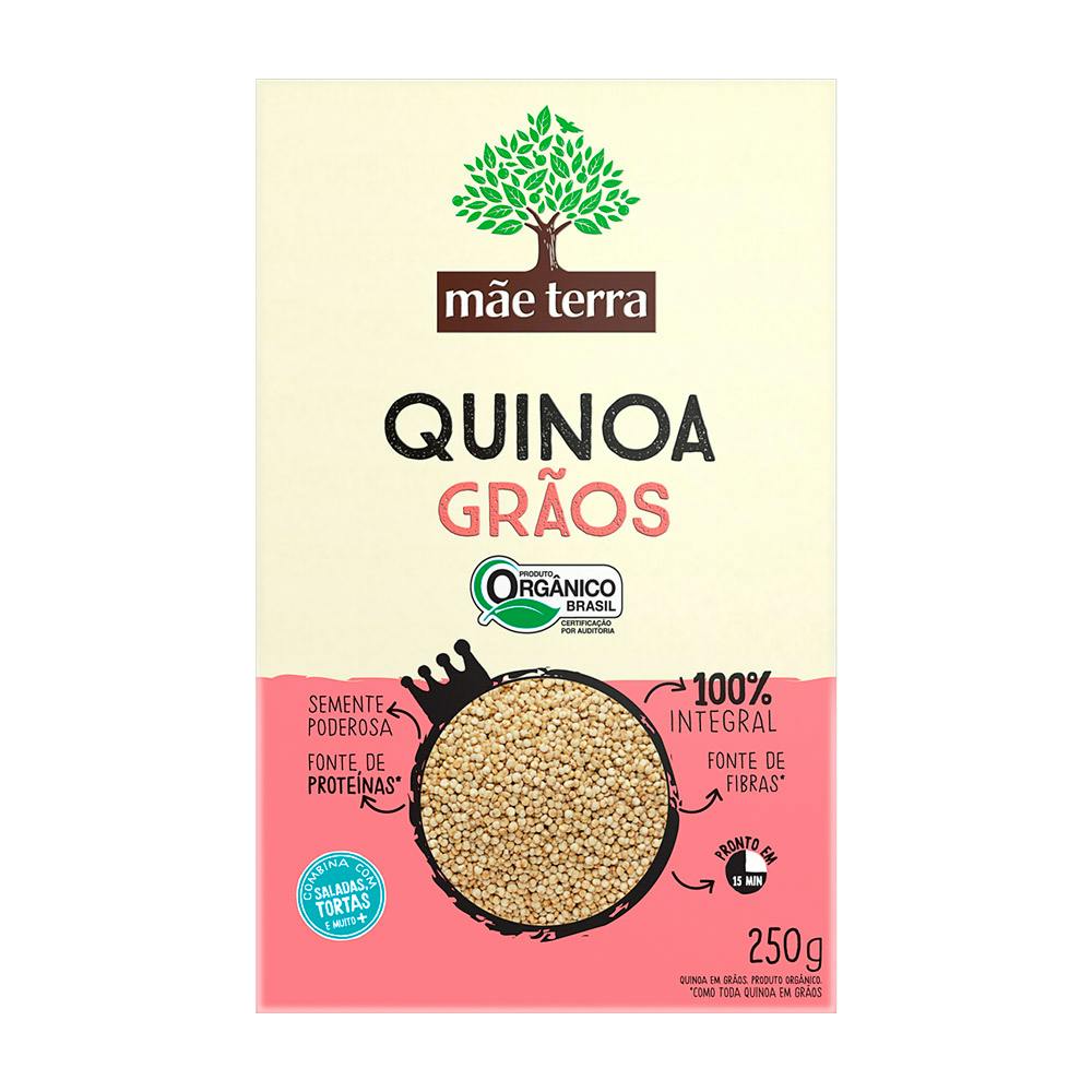 Quinoa em Grãos Orgânica 250g - Mãe Terra