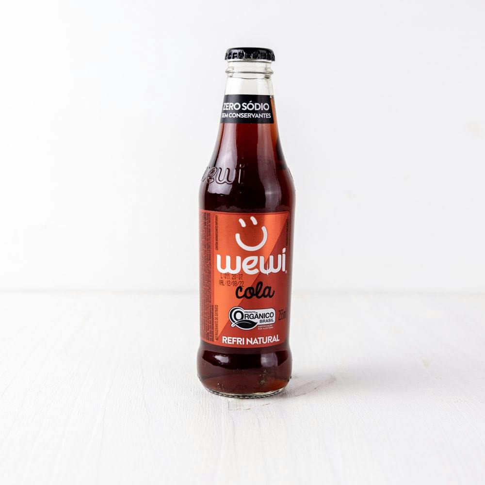 Refrigerante Cola Orgânico 255ml - Wewi