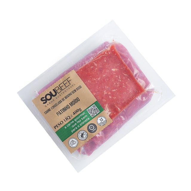 Carne Moída de Patinho Congelado 400g - SouBeef